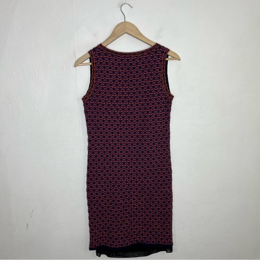 M by Missoni Classic Geometric Print Bodycon Shift Dress Size 44 or US Large - Picture 2 of 11